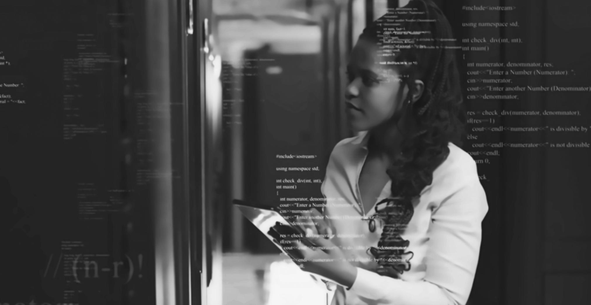 Close-up view of detailed software functionality testing process